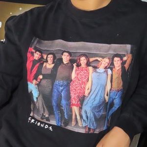 TV Series “Friends” Black Long Sleeve Shirt